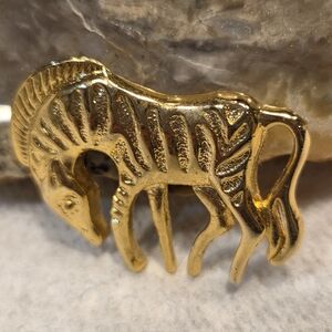 Zebra Brooch